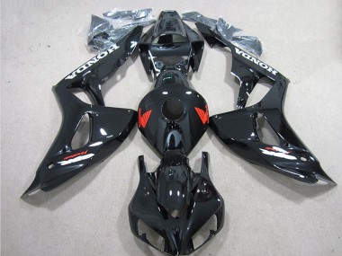 Billige Honda CBR1000RR Motorrad Verkleidung 2006-2007 - Glanzendes Schwarz Rot