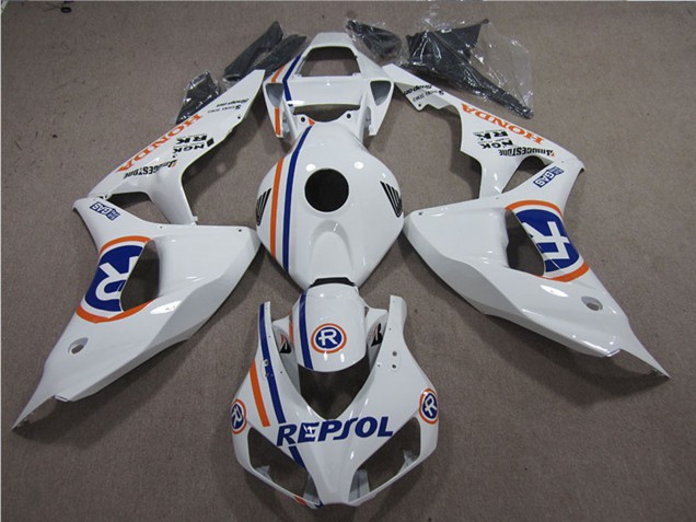 Billige Honda CBR1000RR Motorrad Verkleidung 2006-2007 - Weiss Blau Repsol