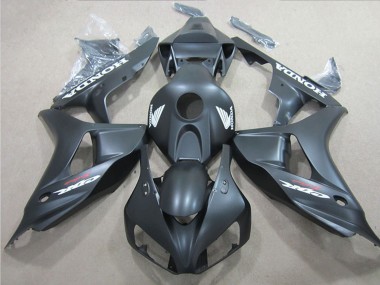 Billige Honda CBR1000RR Motorrad Verkleidung 2006-2007 - Matt Schwarz Weiss Aufkleber