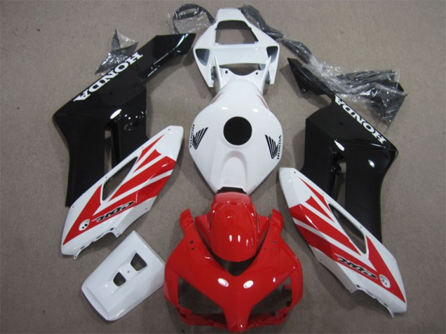 Billige Honda CBR1000RR Motorrad Verkleidung Kit 2004-2005 - Weiss Rot Glanzendes Schwarz
