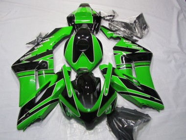 Billige Honda CBR1000RR Motorrad Verkleidung 2004-2005 - Grun Glanzendes Schwarz