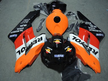 Billige Honda CBR1000RR Abs Verkleidung Kit 2004-2005 - Orange Weiss Rot Glanzendes Schwarz Repsol