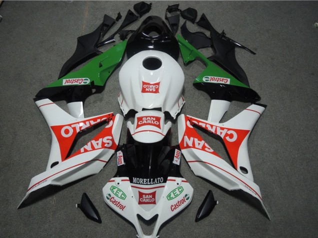 Billige Honda CBR1000RR Motorrad Verkleidung 2004-2005 - Weiss Rot Grun Glanzendes Schwarz San Carlo Castrol