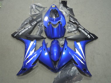 Billige Honda CBR1000RR Motorrad Verkleidung 2004-2005 - Blau Weiss Matt Schwarz