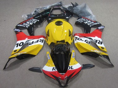 Billige Honda CBR1000RR Motorrad Verkleidung 2004-2005 - Gelb Weiss Rot Glanzendes Schwarz Repsol