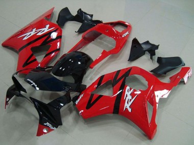 Billige Honda CBR900RR 954 Motorrad Verkleidung 2002-2003 - Rot Glanzendes Schwarz Streifen