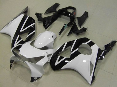 Billige Honda CBR900RR 954 Motorrad Verkleidung 2002-2003 - Weiss Glanzendes Schwarz