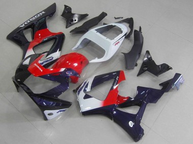 Billige Honda CBR900RR 929 Motorrad Verkleidung 2000-2001 - Weiss Rot Dunkel Blau