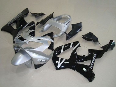 Billige Honda CBR900RR 929 Motorrad Verkleidung 2000-2001 - Silber Glanzendes Schwarz