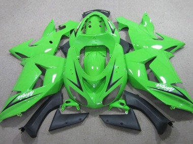 Billige Kawasaki ZX6R Motorrad Verkleidung 2013-2018 - Grun