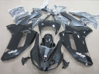 Billige Kawasaki ZX6R Motorrad Verkleidung 2007-2008 - Schwarz Ninja