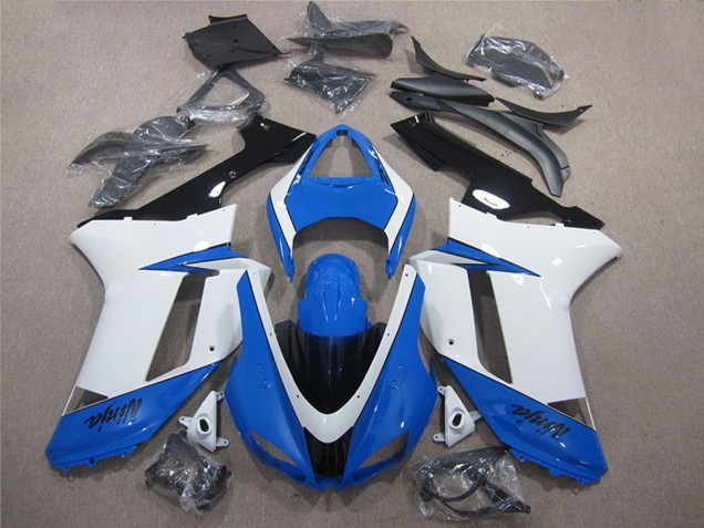 Billige Kawasaki ZX6R Motorrad Verkleidung Kit 2007-2008 - Schwarz