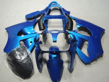 Billige Kawasaki ZX6R Motorrad Verkleidung 2000-2002 - Blau