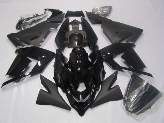 Billige Kawasaki ZX10R Motorrad Verkleidung 2004-2005 - Glanzendes Schwarz Matt Schwarz