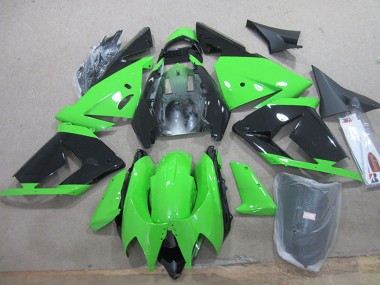 Billige Kawasaki ZX10R Motorrad Verkleidung 2004-2005 - Schwarz Grun