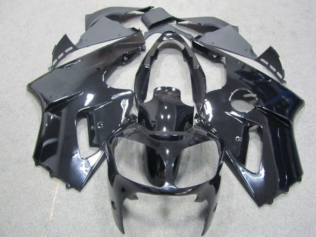 Billige Kawasaki ZX12R Motorrad Verkleidung 2002-2006 - Glanzendes Schwarz