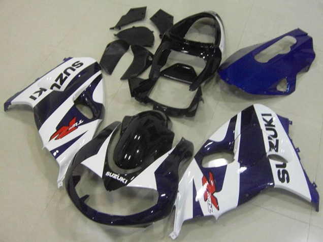 Billige Suzuki TL1000R Motorrad Verkleidung 1998-2003 - Glanzendes Schwarz Weiss Blau Rot