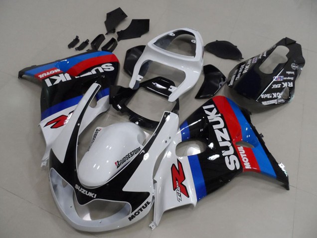 Billige Suzuki TL1000R Motorrad Verkleidung 1998-2003 - Weiss Rot Blau Schwarz Motul