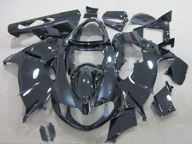 Billige Suzuki TL1000R Motorrad Verkleidung 1998-2003 - Glanzendes Schwarz