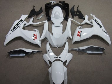 Billige Suzuki GSXR 600 Motorrad Verkleidung 2006-2007 - Weiss