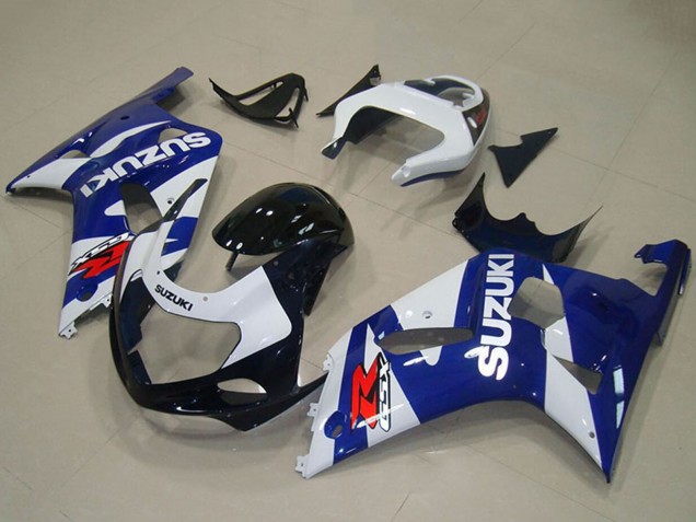 Billige Suzuki GSXR 750 Motorrad Verkleidung 2001-2003 - Blau Weiss