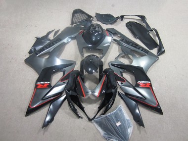 Billige Suzuki GSXR 1000 Motorrad Verkleidung Kit 2005-2006 - Schwarz Grau Rot