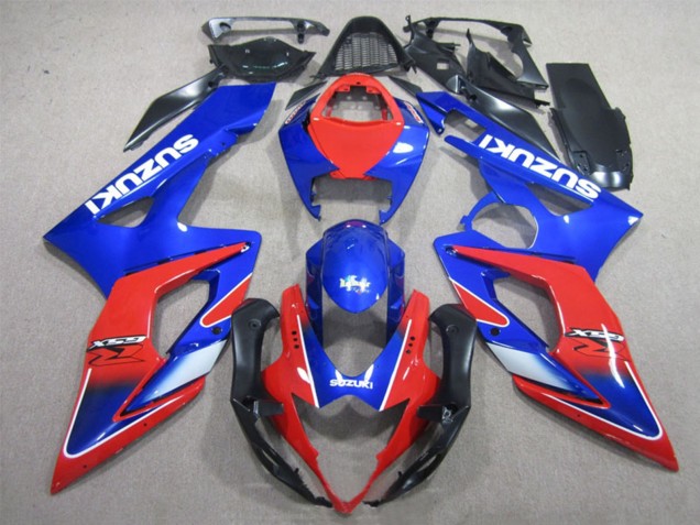 Billige Suzuki GSXR 1000 Motorrad Verkleidung 2005-2006 - Blau Rot