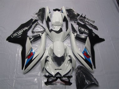 Billige Suzuki GSXR 1000 Motorrad Verkleidung Kit 2007-2008 - Weiss Blau Schwarz Rot