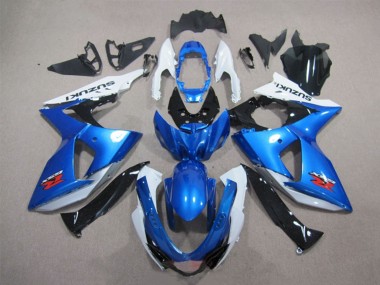 Billige Suzuki GSXR 1000 Motorrad Verkleidungen Kit 2009-2016 - Weiss Blau Schwarz