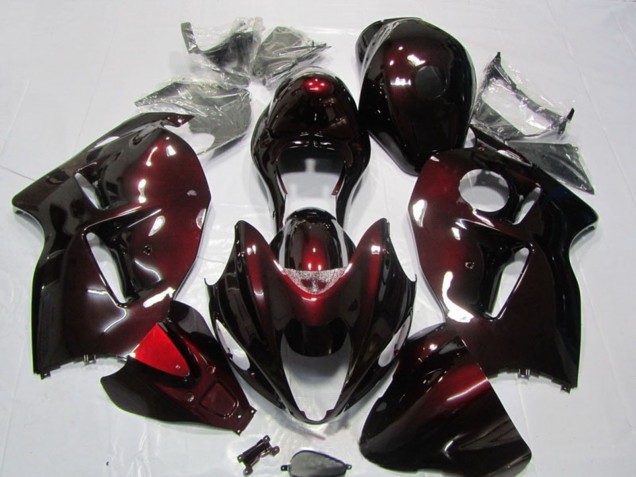 Billige Suzuki GSXR 1300 Hayabusa Motorrad Verkleidung Kit 1996-2007 - Rot Schwarz