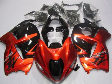 Billige Suzuki GSXR 1300 Hayabusa Motorrad Verkleidung 1996-2007 - Orange Schwarz
