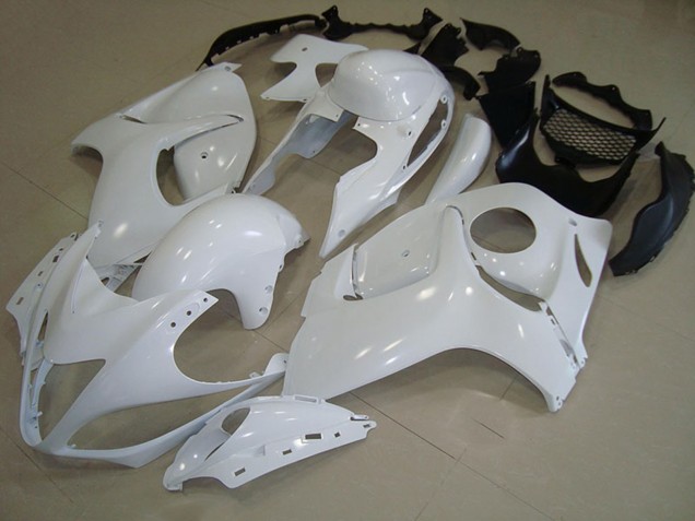 Billige Suzuki GSXR 1300 Hayabusa Motorrad Verkleidung 1996-2007 - Weiss