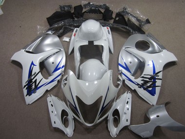 Billige Suzuki GSXR 1300 Hayabusa Motorrad Verkleidung 2008-2020 - Weiss Blau
