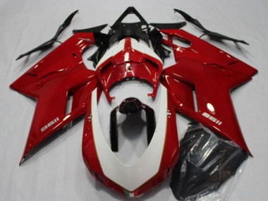 Billige Ducati 1198 Motorrad Verkleidung 2007-2014 - Rot