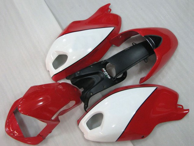 Billige Ducati Monster 696 Motorrad Verkleidung 2008-2012 - Weiss Rot