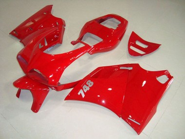 Billige Ducati 748 Motorrad Verkleidung 1993-2005 - Rot