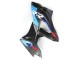 Billige BMW S1000RR Motorrad Verkleidung 2015-2016 - Blau Rot Carbonfaser
