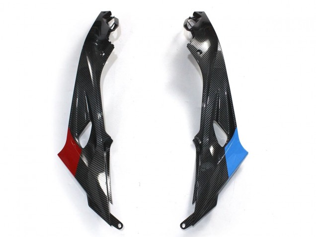 Billige BMW S1000RR Motorrad Verkleidung 2015-2016 - Blau Rot Carbonfaser