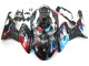 Billige BMW S1000RR Motorrad Verkleidung 2015-2016 - Blau Rot Carbonfaser