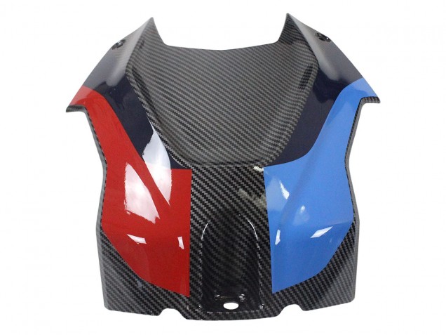 Billige BMW S1000RR Motorrad Verkleidung 2023-2024 - Blau Rot Carbonfaser