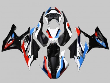Billige BMW S1000RR Motorrad Verkleidung Kit 2019-2022 - Schwarz Rot Blau Weiss