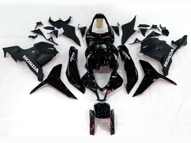 Billige Honda CBR600RR Motorrad Verkleidung 2009-2012 - Glanzendes Schwarz