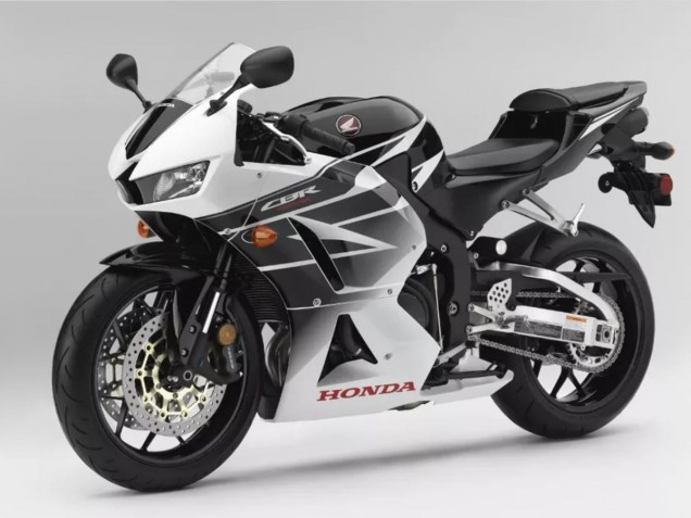 Billige Honda CBR600RR Motorrad Verkleidung 2013-2023 - Weiss Schwarz