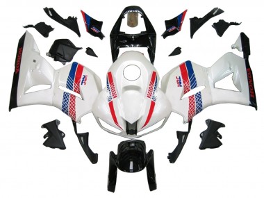 Billige Honda CBR600RR Motorrad Verkleidung Kit 2013-2023 - Weiss Rot Blau