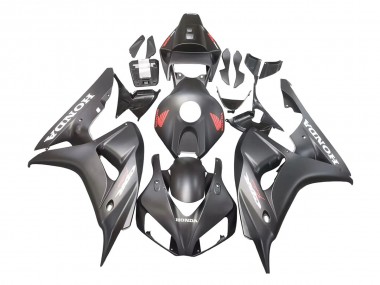 Billige Honda CBR1000RR Motorrad Verkleidung 2006-2007 - Matt Schwarz