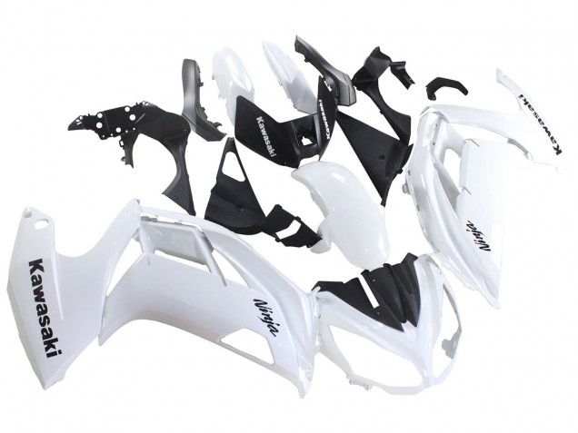 Billige Kawasaki EX650 Motorrad Verkleidung 2012-2016 - Weiss Schwarz