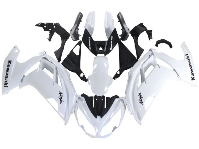 Billige Kawasaki EX650 Motorrad Verkleidung 2012-2016 - Weiss Schwarz