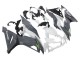 Billige Kawasaki ZX6R Motorrad Verkleidung 2019-2022 - Weiss Grau Grun