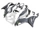 Billige Kawasaki ZX6R Motorrad Verkleidung 2019-2022 - Weiss Grau Grun