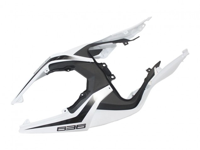 Billige Kawasaki ZX6R Motorrad Verkleidung 2019-2022 - Weiss Grau Grun